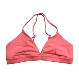 ALO Yoga Splendor Bra in Neon Bubblegum